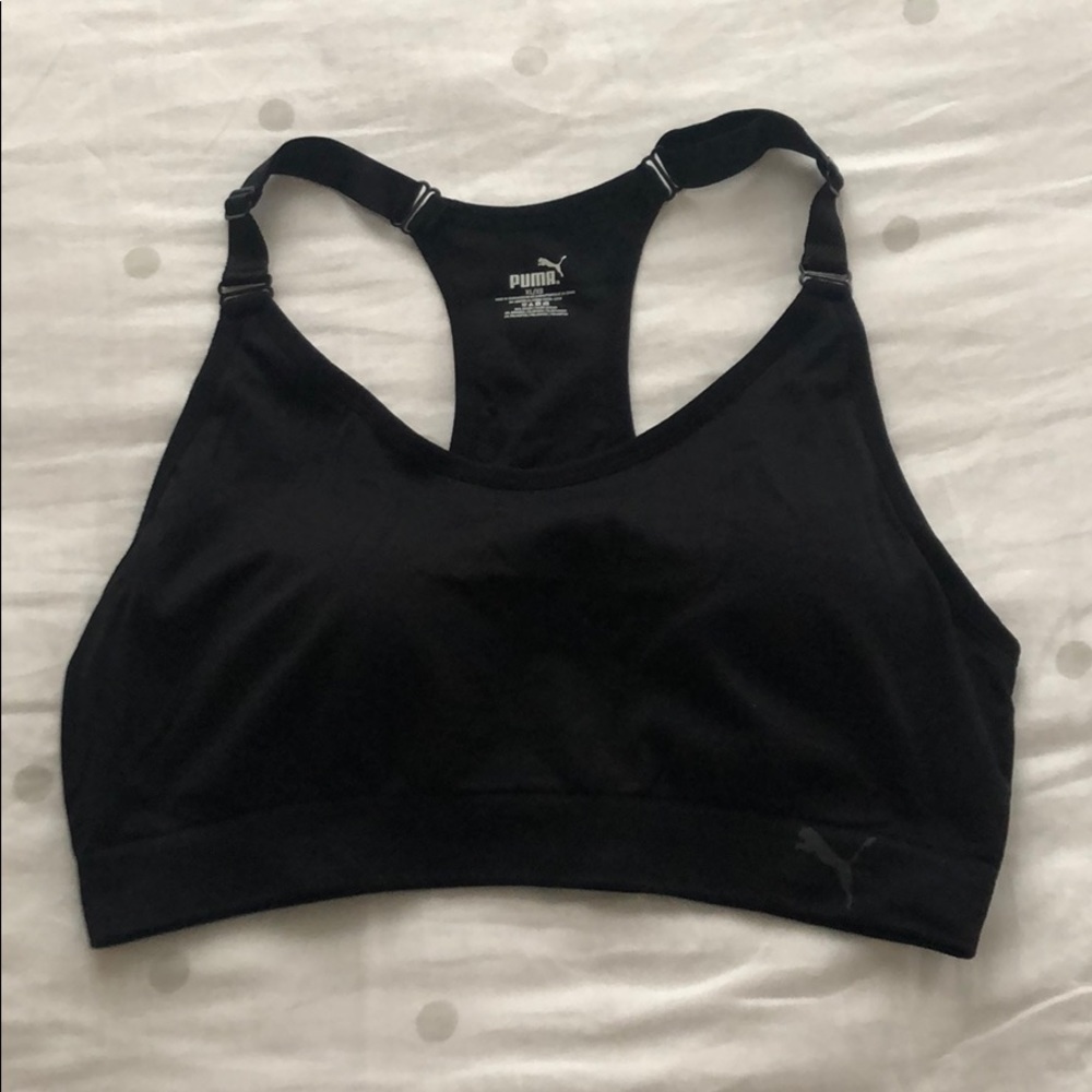 Black Puma sports bra | XL